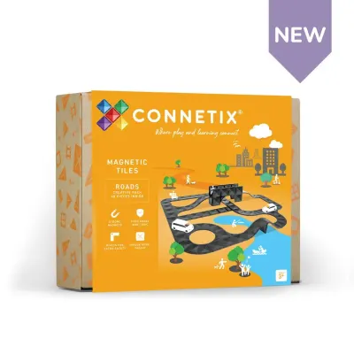 Connetix Magnetic Tiles - 48 Piece Creative Roads Pack Connetix Magnetic Tiles - 48 Piece Creative Roads Pack
